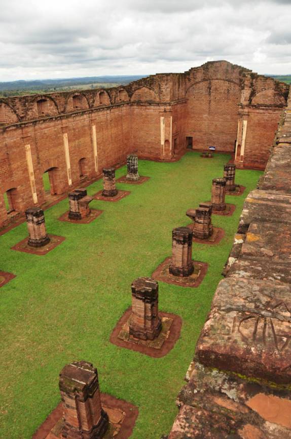 Ruínas da Missão em Jesus, próximo à Trinidad, no Paraguai